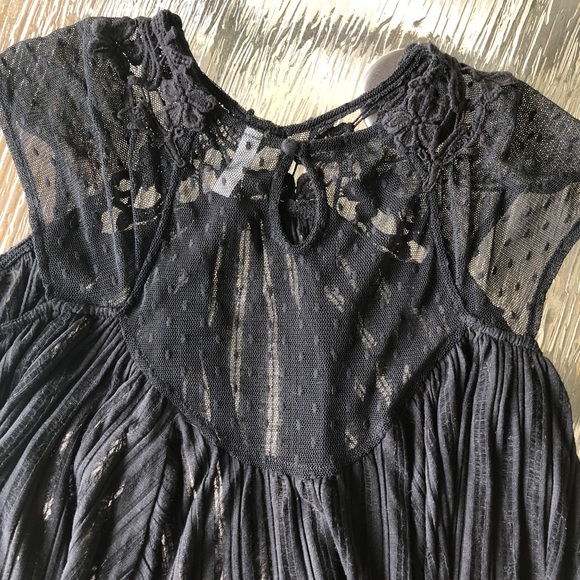 Free People | Lace Accent Swing Tank - Picture 5 of 7